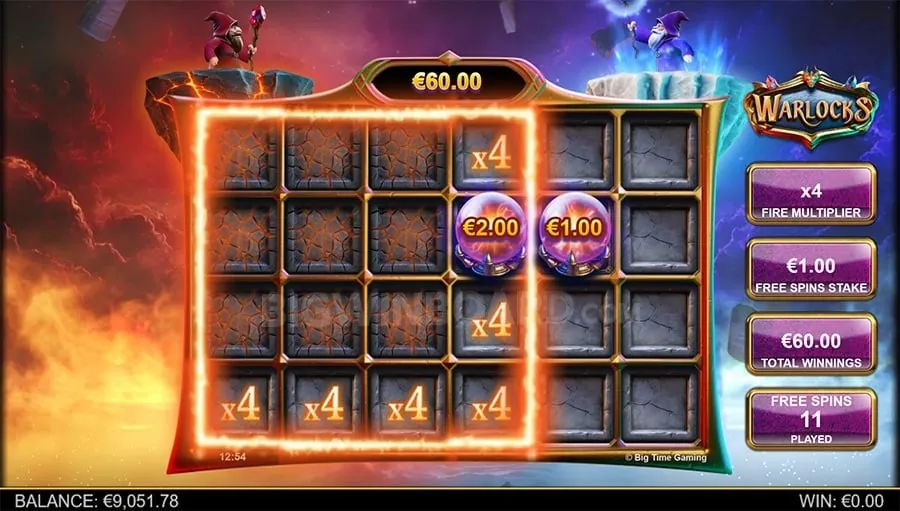 Vibrant original slot game interface
